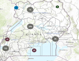 uganda geocoded data