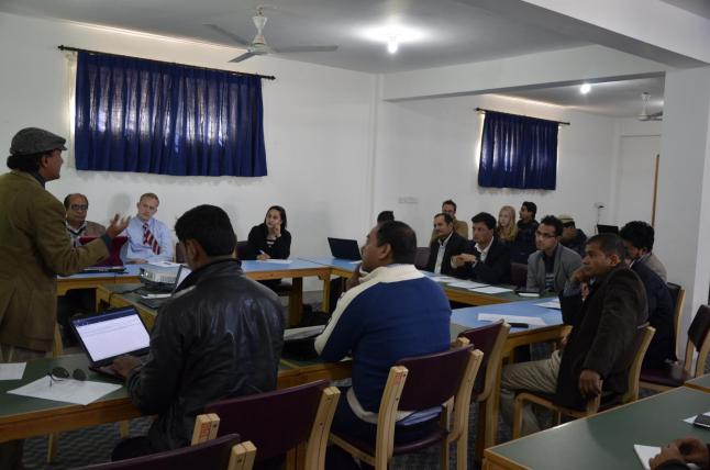  The Nepal Data Working Group convened at Kathmandu University on February 9, 2014 to discuss Nepal's Aid Management Platform. 